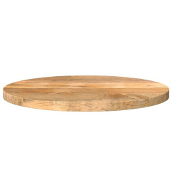 Dessus de table Ø 50x2,5 cm rond bois de manguier massif