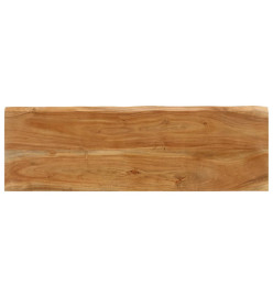 Banc avec bord vivant 105 cm bois d'acacia massif