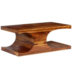 Table basse Bois massif de Sesham 90 x 50 x 35 cm