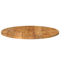 Dessus de table Ø 90x2,5 cm rond bois de manguier massif