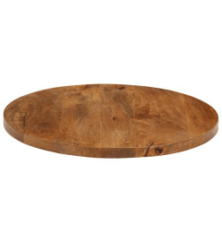 Dessus de table Ø 60x3,8 cm rond bois de manguier massif