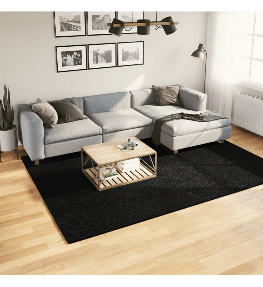 Tapis OVIEDO à poils courts noir 200x280 cm Tapis OVIEDO à poils courts noir 200x280 cm
