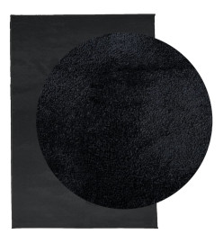 Tapis OVIEDO à poils courts noir 200x280 cm