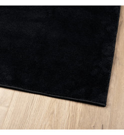 Tapis OVIEDO à poils courts noir 200x280 cm