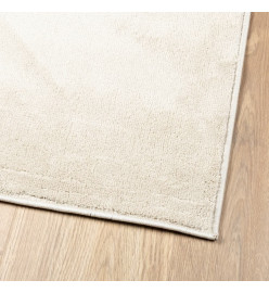 Tapis OVIEDO à poils courts beige 80x150 cm