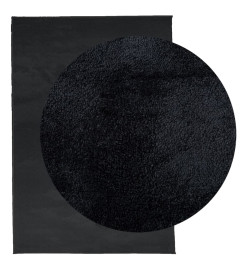 Tapis OVIEDO à poils courts noir 140x200 cm