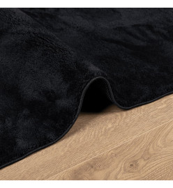 Tapis OVIEDO à poils courts noir 140x200 cm