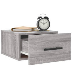 Tables de chevet murales 2 pcs sonoma gris 35x35x20 cm