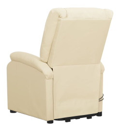 Fauteuil de massage Crème Similicuir