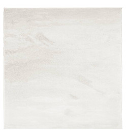 Tapis OVIEDO à poils courts beige 120x120 cm