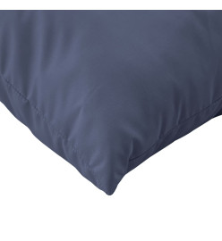 Coussins de palette lot de 3 bleu marine tissu oxford