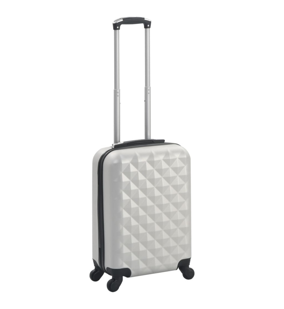 Valise rigide Argenté brillant ABS