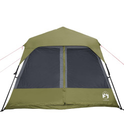 Tente de camping 9 personnes vert 441x288x217 cm