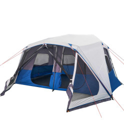 Tente de camping avec lumière LED bleu 443x437x229 cm