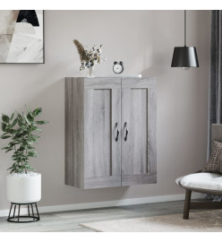 Armoire murale sonoma gris 69,5x34x90 cm bois d'ingénierie