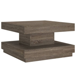 Table basse Gris 60x60x35 cm MDF