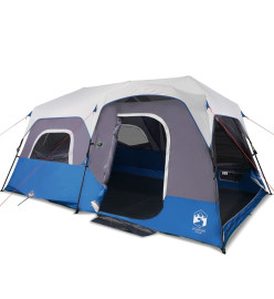 Tente de camping avec lumière LED bleu 441x288x217 cm