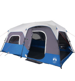 Tente de camping avec lumière LED bleu 441x288x217 cm