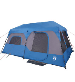 Tente de camping 9 personnes bleu 441x288x217 cm