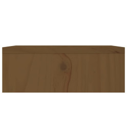 Support de moniteur Marron miel 100x27x10 cm Bois de pin solide