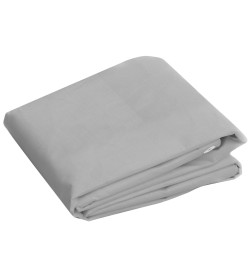 Bâche 260 g/m² 6x12 m Gris PEHD