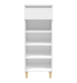 Armoire à chaussures Blanc 40x36x105 cm Bois d'ingénierie