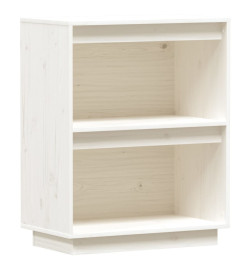 Armoire console Blanc 60x34x75 cm Bois de pin solide