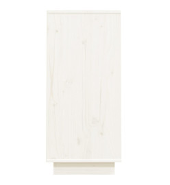 Armoire console Blanc 60x34x75 cm Bois de pin solide