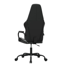 Chaise de jeu Noir et blanc Similicuir