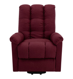 Fauteuil de massage Rouge bordeaux Tissu