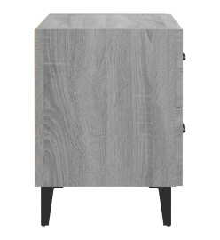 Table de chevet Sonoma gris 40x35x47,5 cm