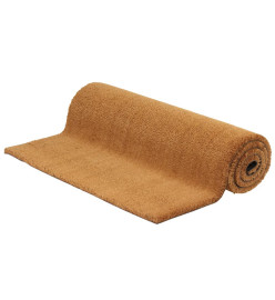 Tapis de porte naturel 80x100 cm fibre de coco touffeté