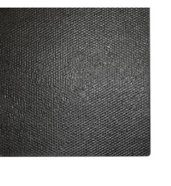 Tapis de porte noir 40x60 cm fibre de coco touffeté