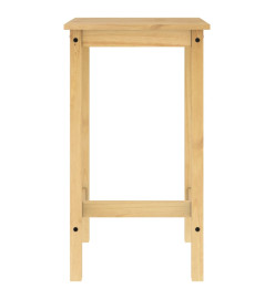 Ensemble de bar 3 pcs Bois de pin massif