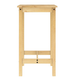 Ensemble de bar 3 pcs Bois de pin massif