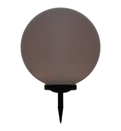 Lampe LED solaire d'extérieur sphérique 50 cm RVB