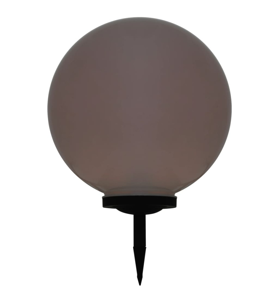 Lampe LED solaire d'extérieur sphérique 50 cm RVB