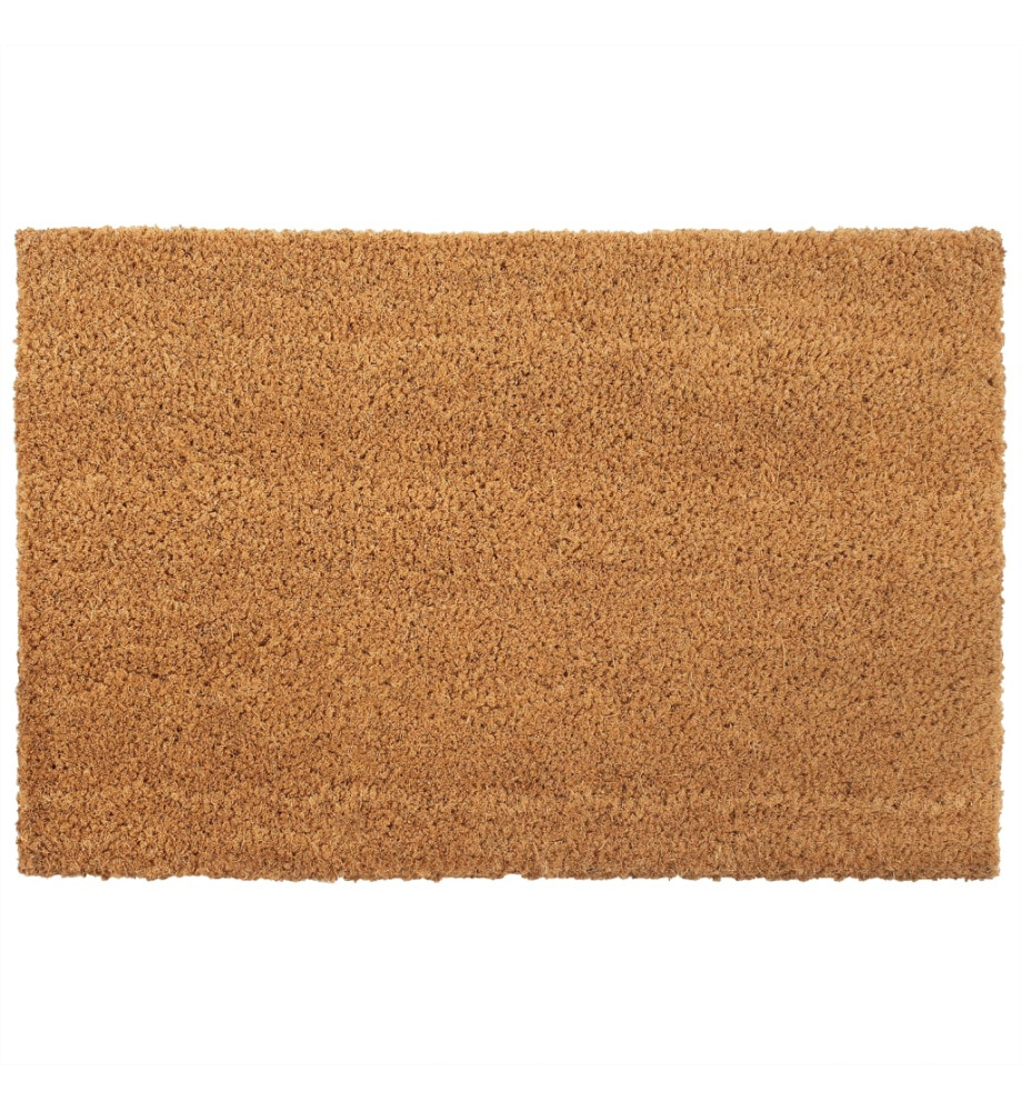 Tapis de porte naturel 50x80 cm fibre de coco touffeté