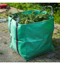 Nature Sac à déchets de jardin carré Vert 325 L 6072401