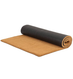 Tapis de porte naturel 80x100 cm fibre de coco touffeté