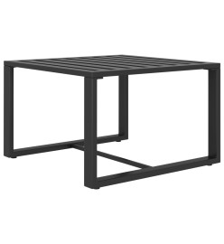 Salon de jardin 5 pcs avec coussins Aluminium Anthracite