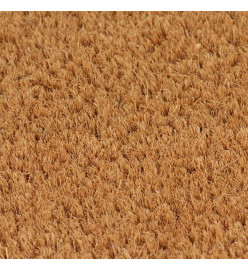 Tapis de porte naturel 40x60 cm fibre de coco touffeté