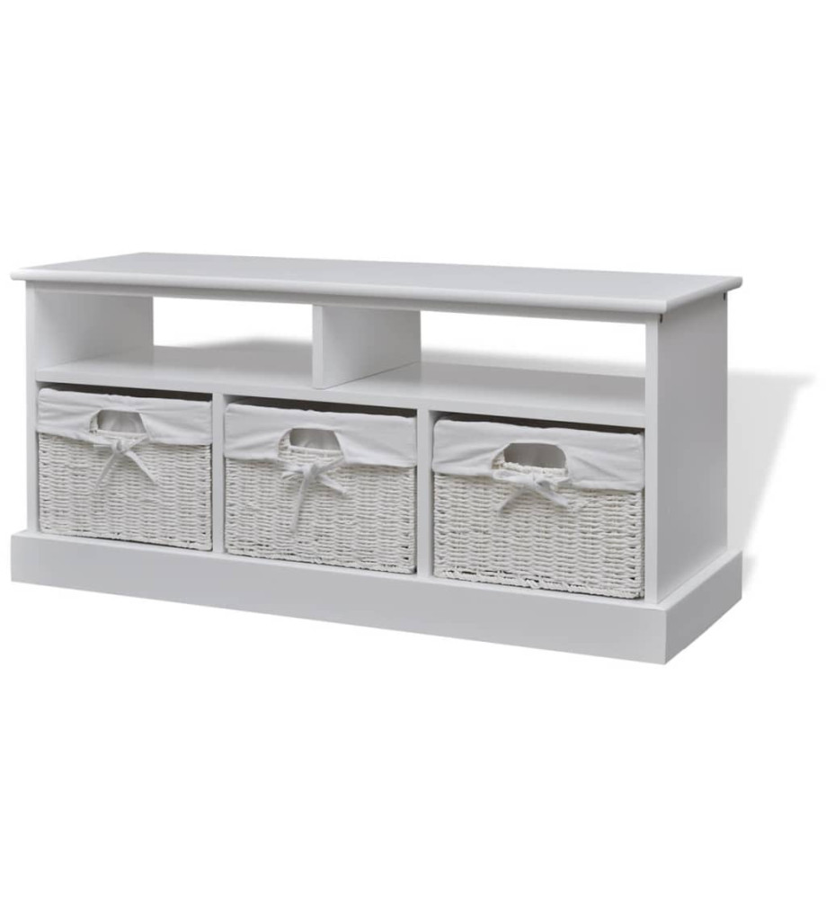 banc de stockage Aarau blanc