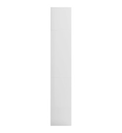 Jeu de bibliothèque/meuble TV 3 pcs Blanc brillant 180x30x180cm