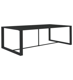 Salon de jardin 5 pcs avec coussins Aluminium Anthracite