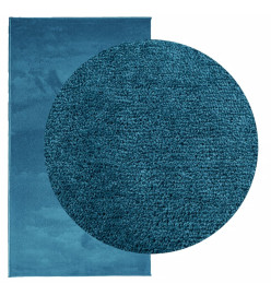 Tapis OVIEDO à poils courts turquoise 80x150 cm