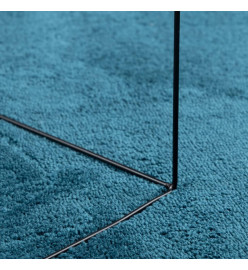 Tapis OVIEDO à poils courts turquoise 80x150 cm
