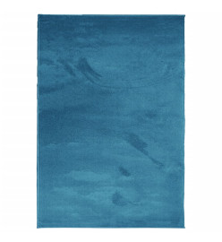 Tapis OVIEDO à poils courts turquoise 200x280 cm