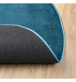 Tapis OVIEDO à poils courts turquoise Ø 200 cm