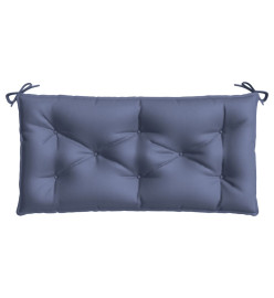 Coussin de banc de jardin bleu marine 110x50x7 cm tissu oxford